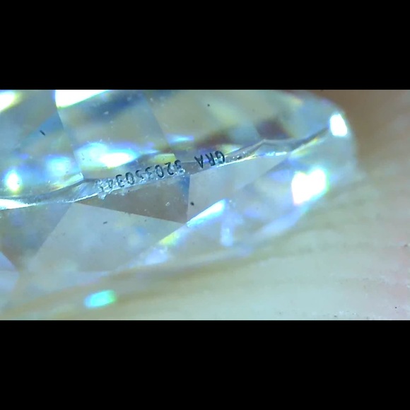 1 carat cushion cut moissanite diamond loose stone - Picture 7 of 7